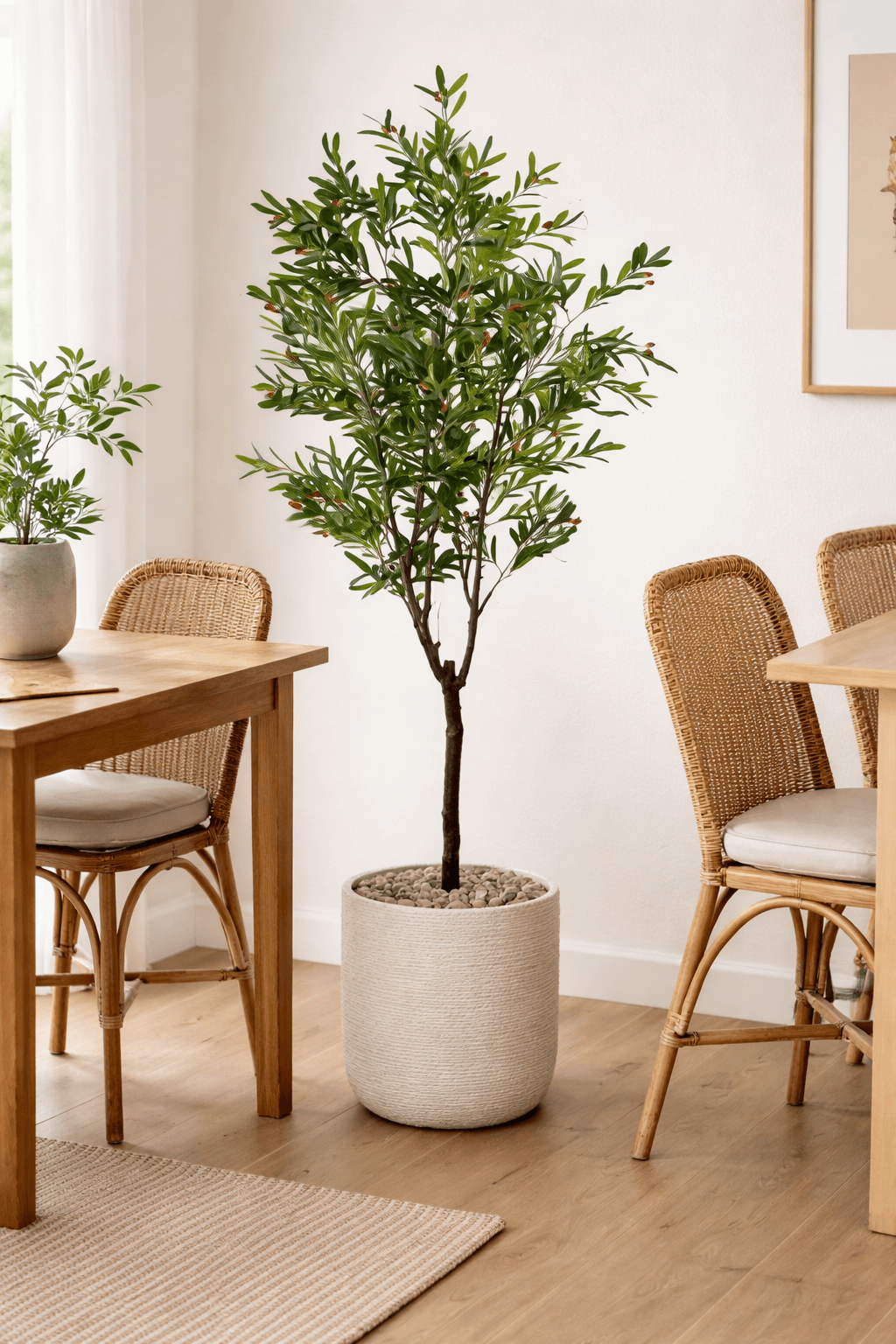 DRZEWKO SZTUCZNE OLIWNE - 150 cm DEKORACJA INSPIROWANA NATURĄ