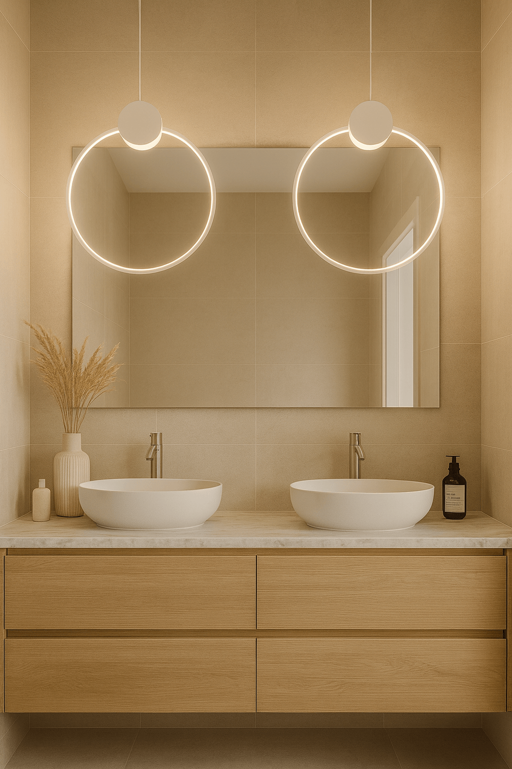 LAMPA WISZĄCA ZAFIRO M BIAŁA