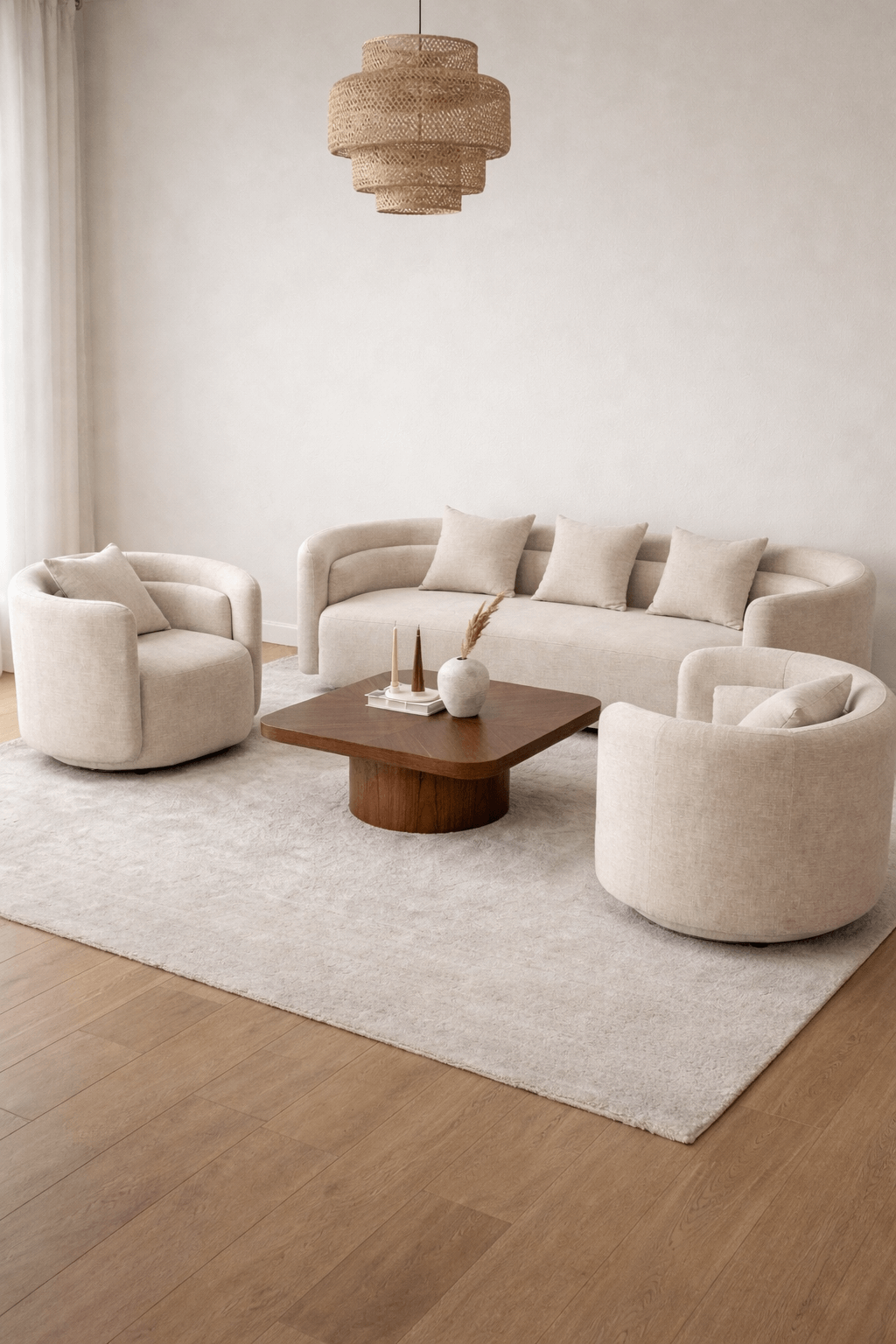 ZESTAW WYPOCZYNKOWY BELLARIS SOFA 3-OSOBOWA I 2 FOTELE