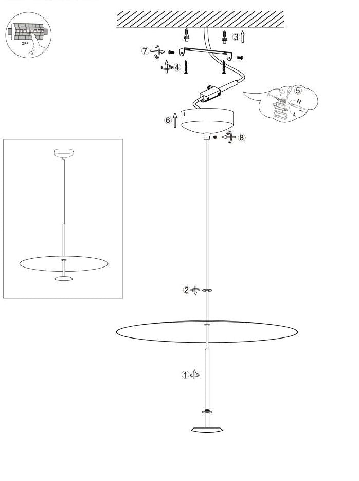 LAMPA WISZĄCA ASTRELIA  CEGLASTY BRĄZ, MINIMALISTYCZNA ELEGANCJA