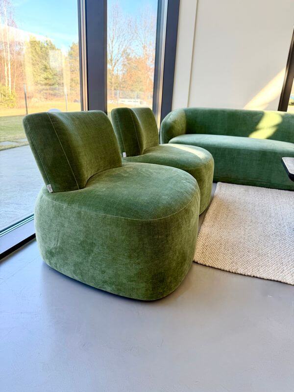 FOTEL AMARONE  ZIELONY ELEGANCJA I NOWOCZESNA PROSTOTA