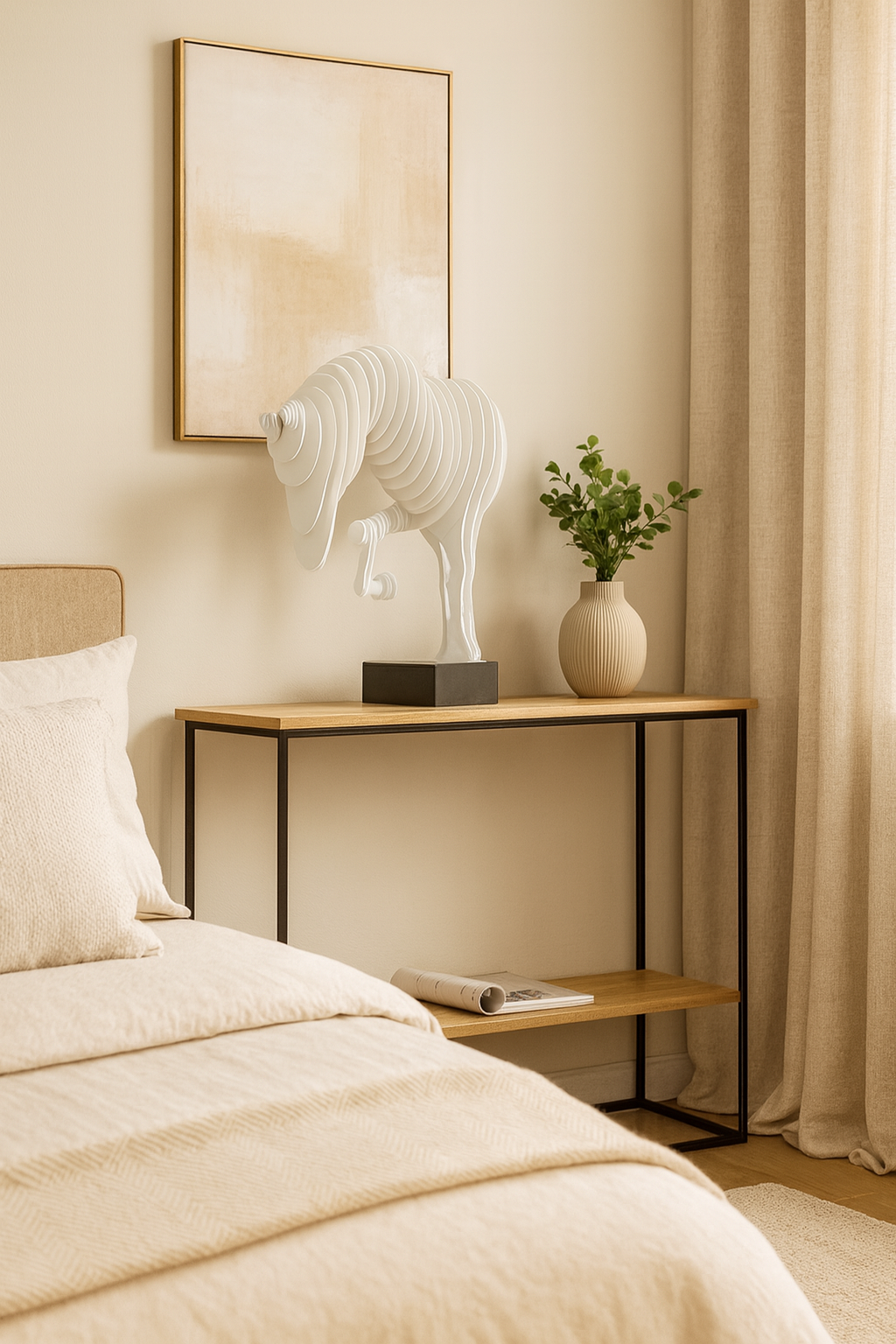 FIGURKA DEKORACYJNA SOLERRO BIAŁY