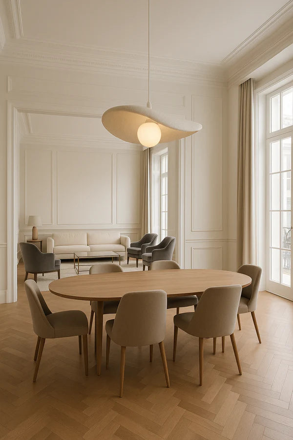 LAMPA WISZĄCA NAMI  BIAŁA