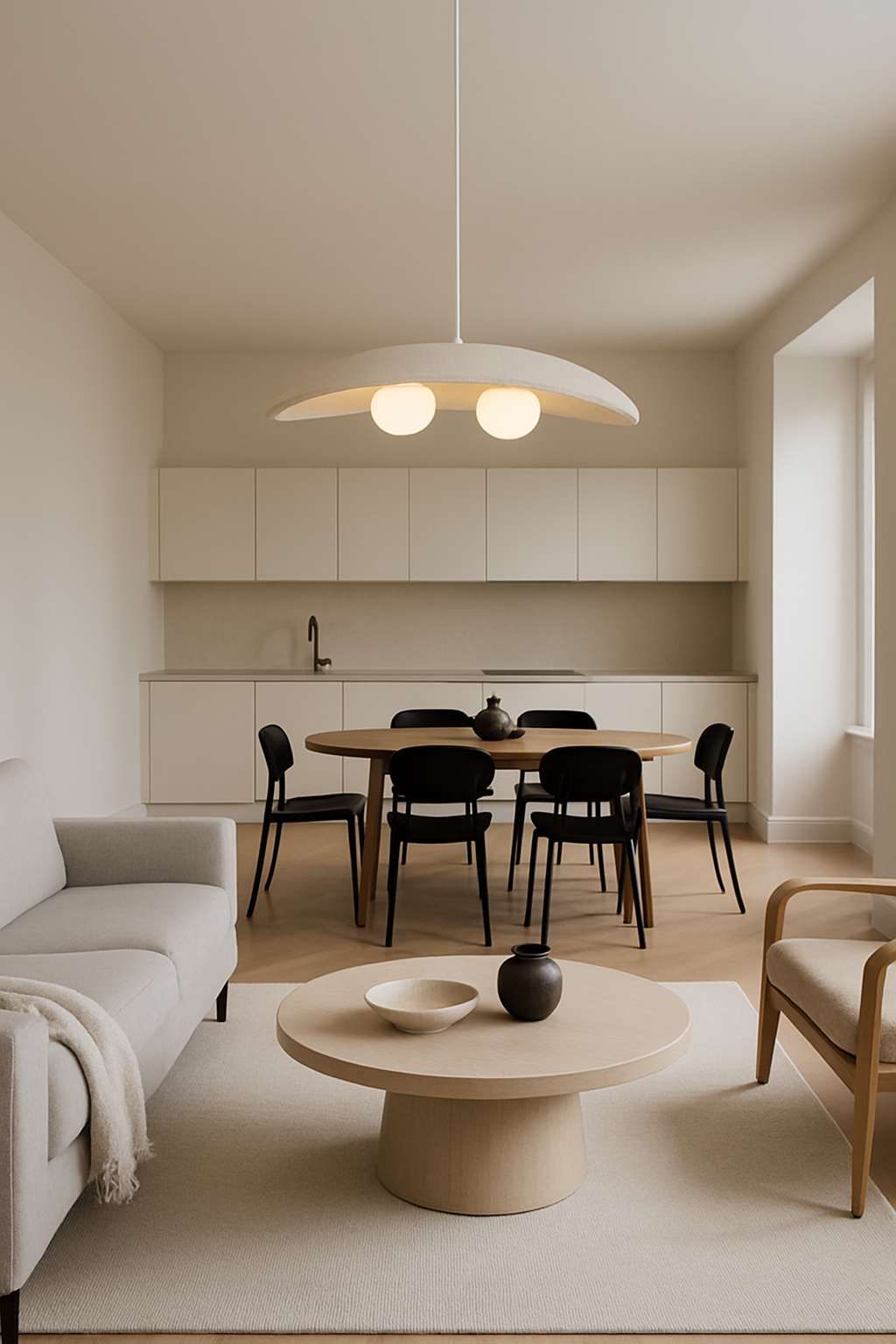 LAMPA WISZĄCA SHIRO BIAŁA