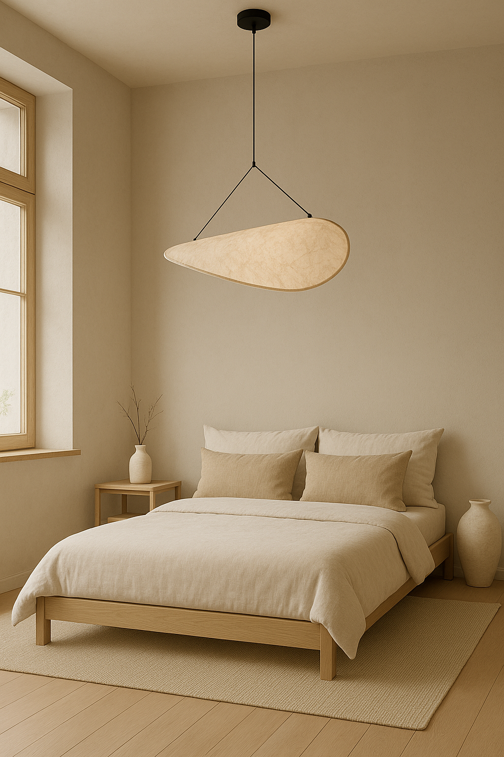 LAMPA WISZĄCA HIKARI M BIAŁA