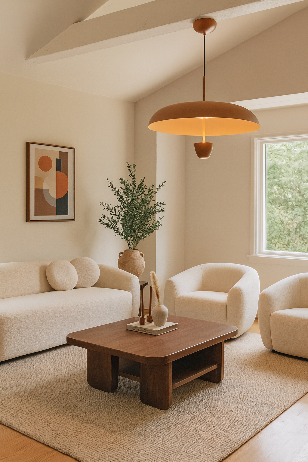 LAMPA WISZĄCA ALUMINIOWA VESPERA BRĄZOWA