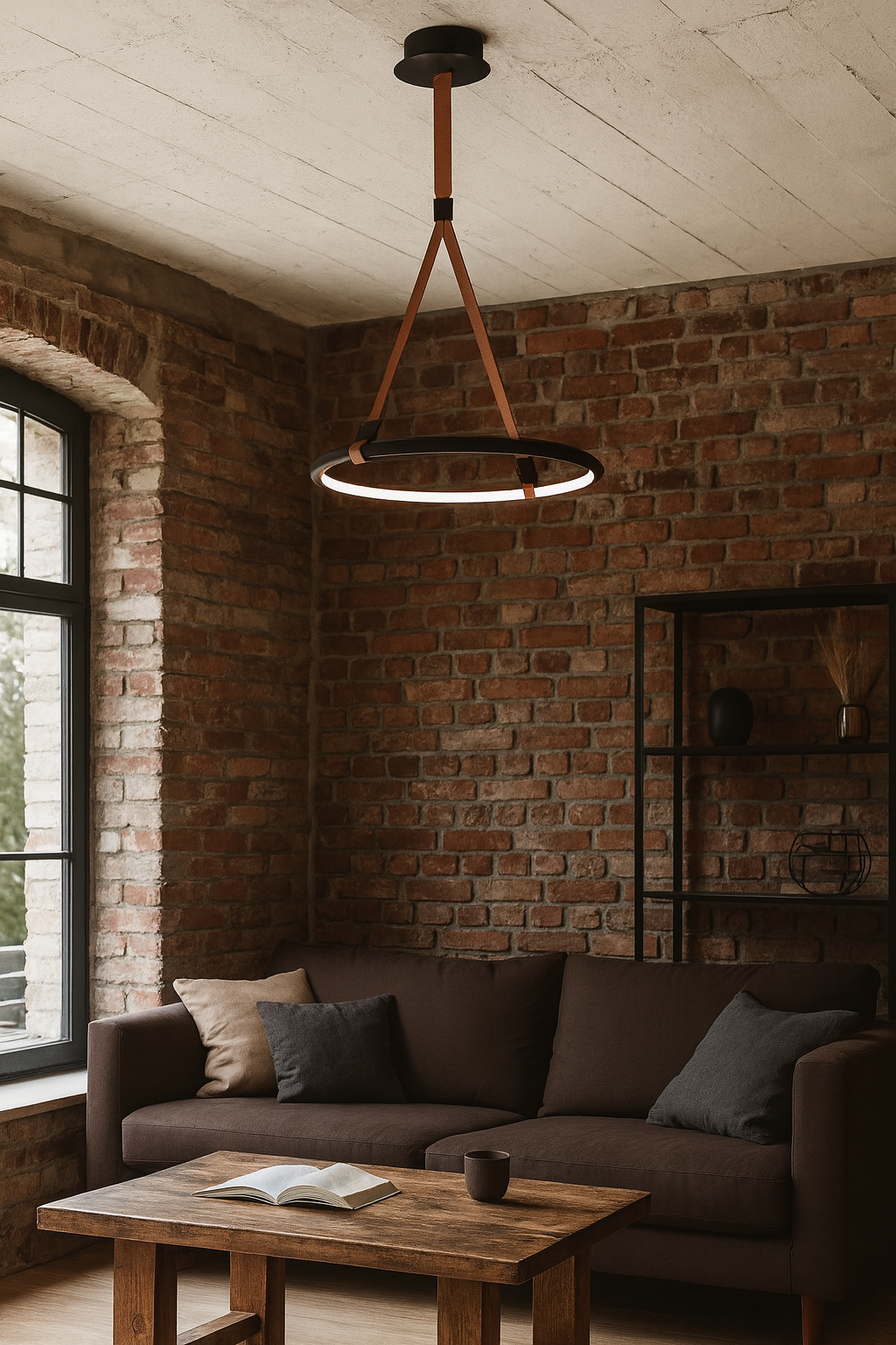 LAMPA WISZĄCA MIRESTA L CZARNA