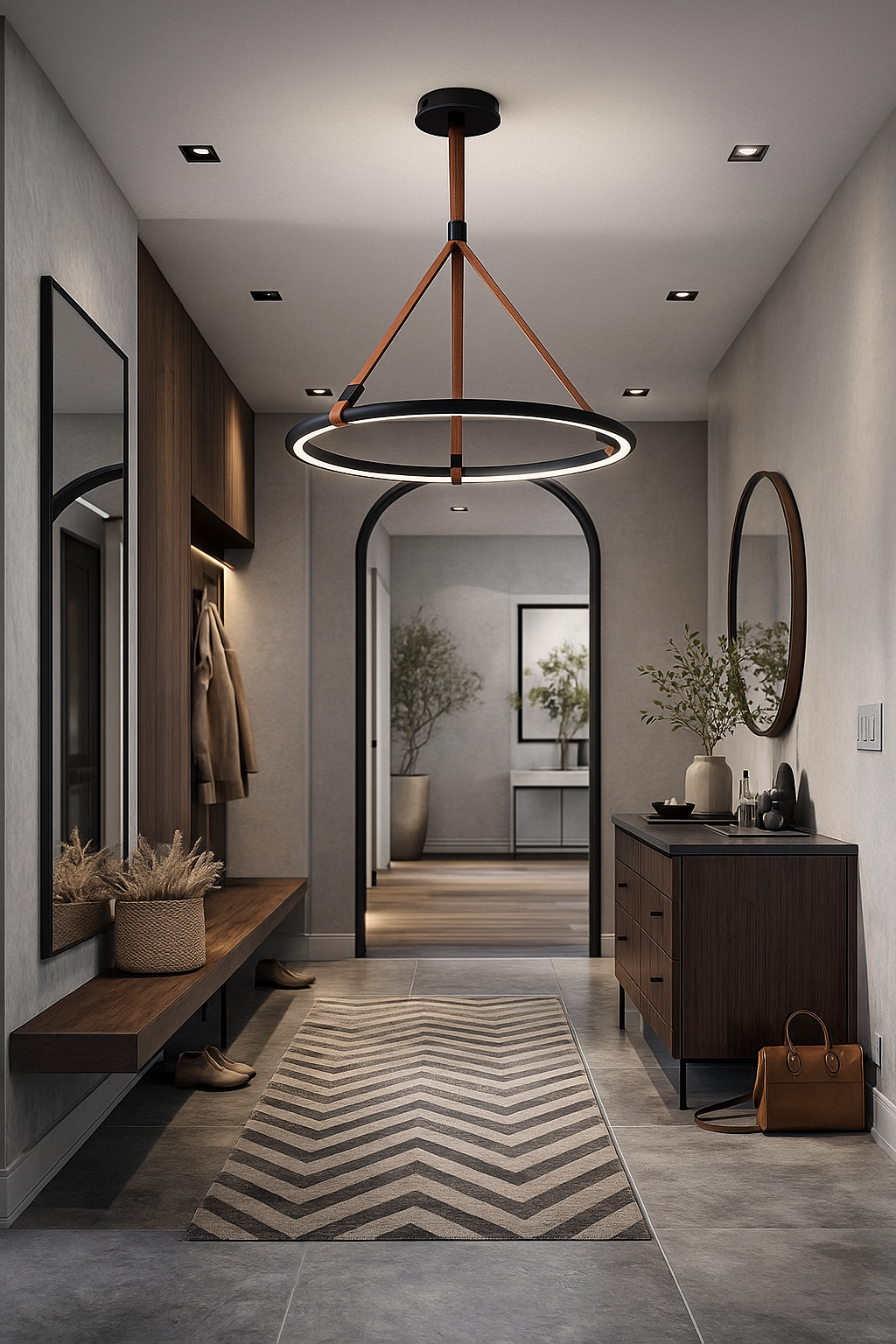 LAMPA WISZĄCA MIRESTA M CZARNA