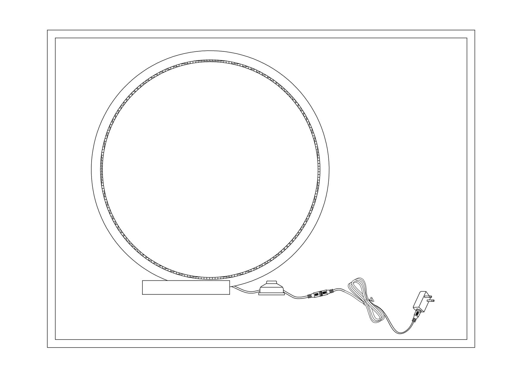 LAMPA STOŁOWA RAVELLA M OBRĘCZ CZARNA PODSTAWA CZARNY MARMUR
