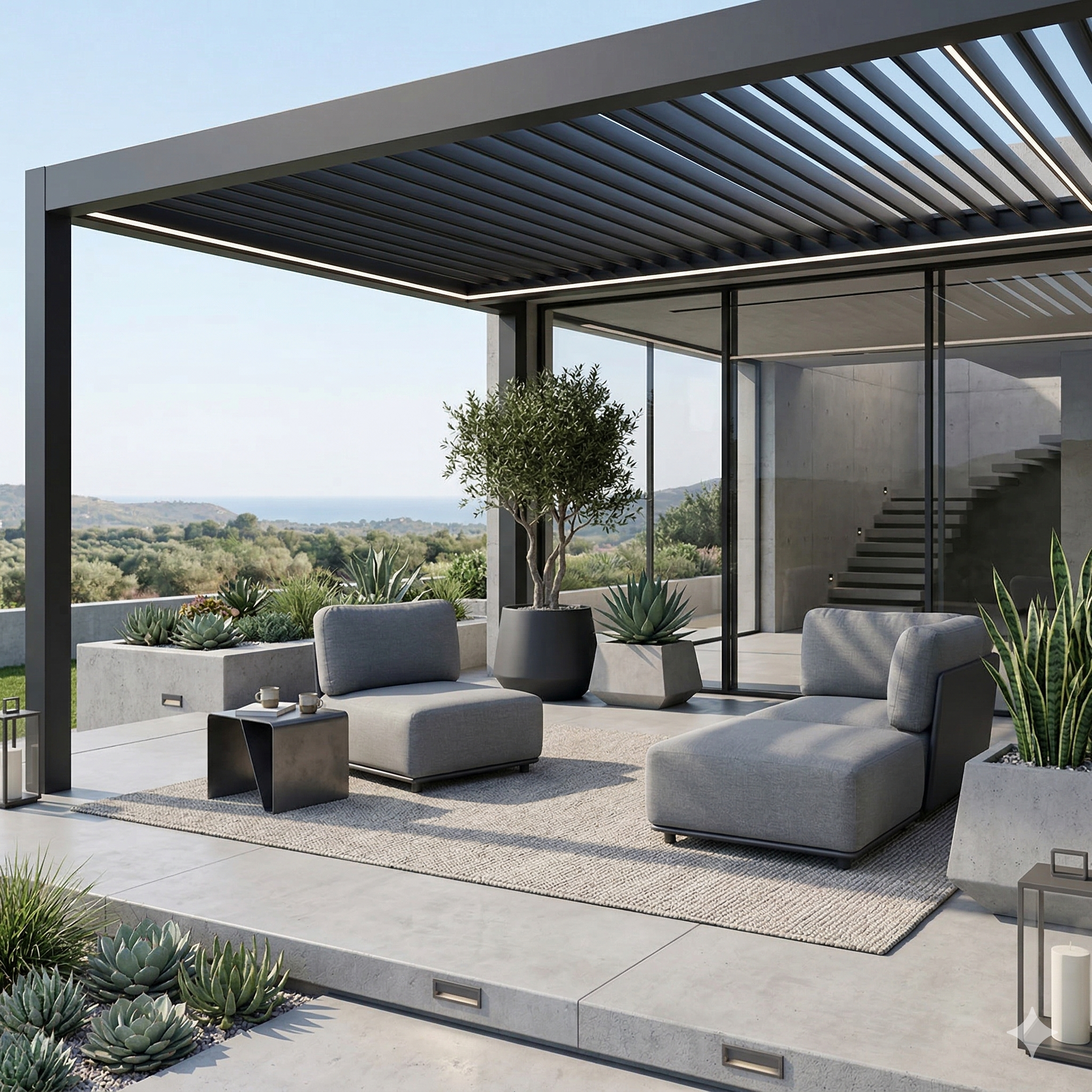 ELEMENT ŚRODKOWY SOFY SERANO LOUNGE SZARA