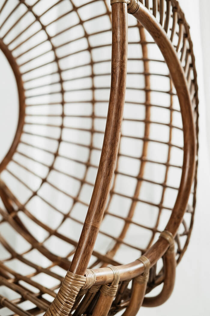 FOTEL WISZĄCY HUGO CIEMNY