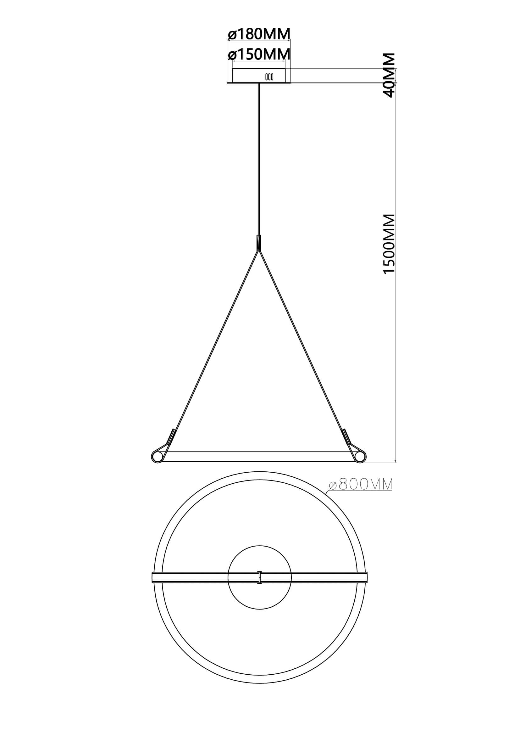 LAMPA WISZĄCA MIRESTA L IMITACJA DREWNA