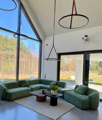 5-CZĘŚCIOWA MODUŁOWA SOFA AMARONE LUX – ZIELONA