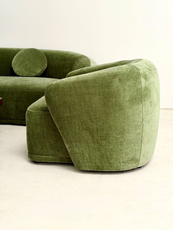 ZESTAW WYPOCZYNKOWY AMARONE VITA ZIELONY SOFA 3-OSOBOWA I 2 FOTELE