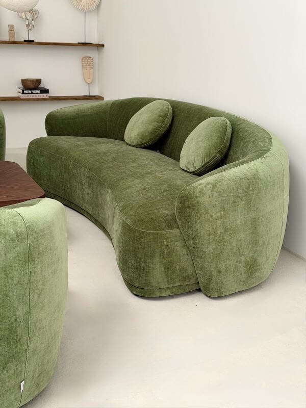 ZESTAW WYPOCZYNKOWY AMARONE VITA ZIELONY SOFA 3-OSOBOWA I 2 FOTELE