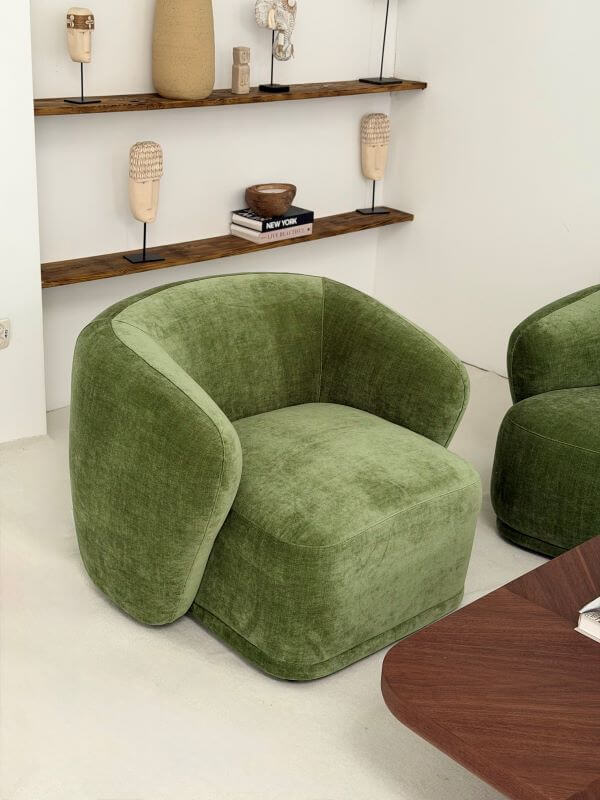 ZESTAW WYPOCZYNKOWY AMARONE VITA ZIELONY SOFA 3-OSOBOWA I 2 FOTELE