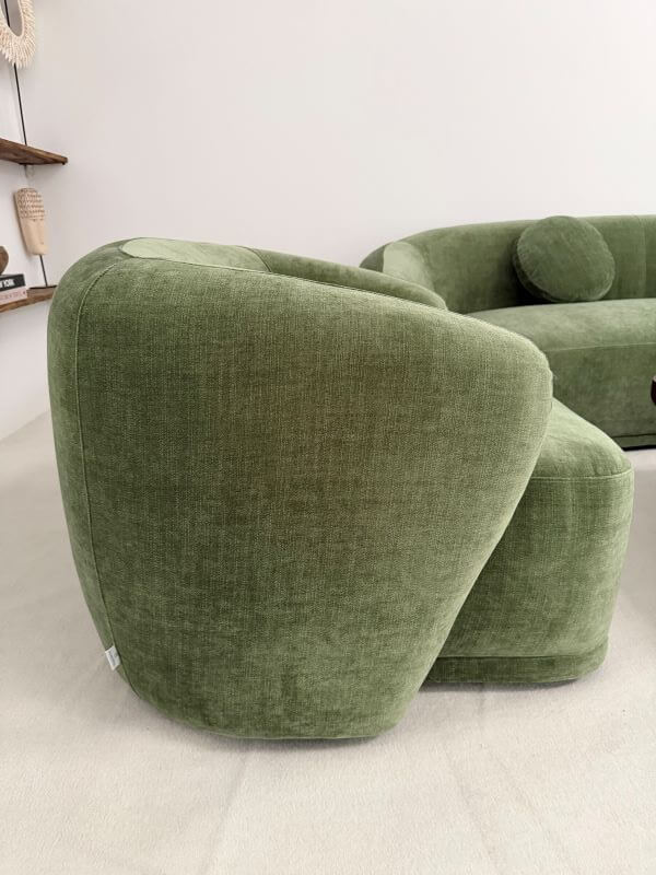 ZESTAW WYPOCZYNKOWY AMARONE VITA ZIELONY SOFA 3-OSOBOWA I 2 FOTELE