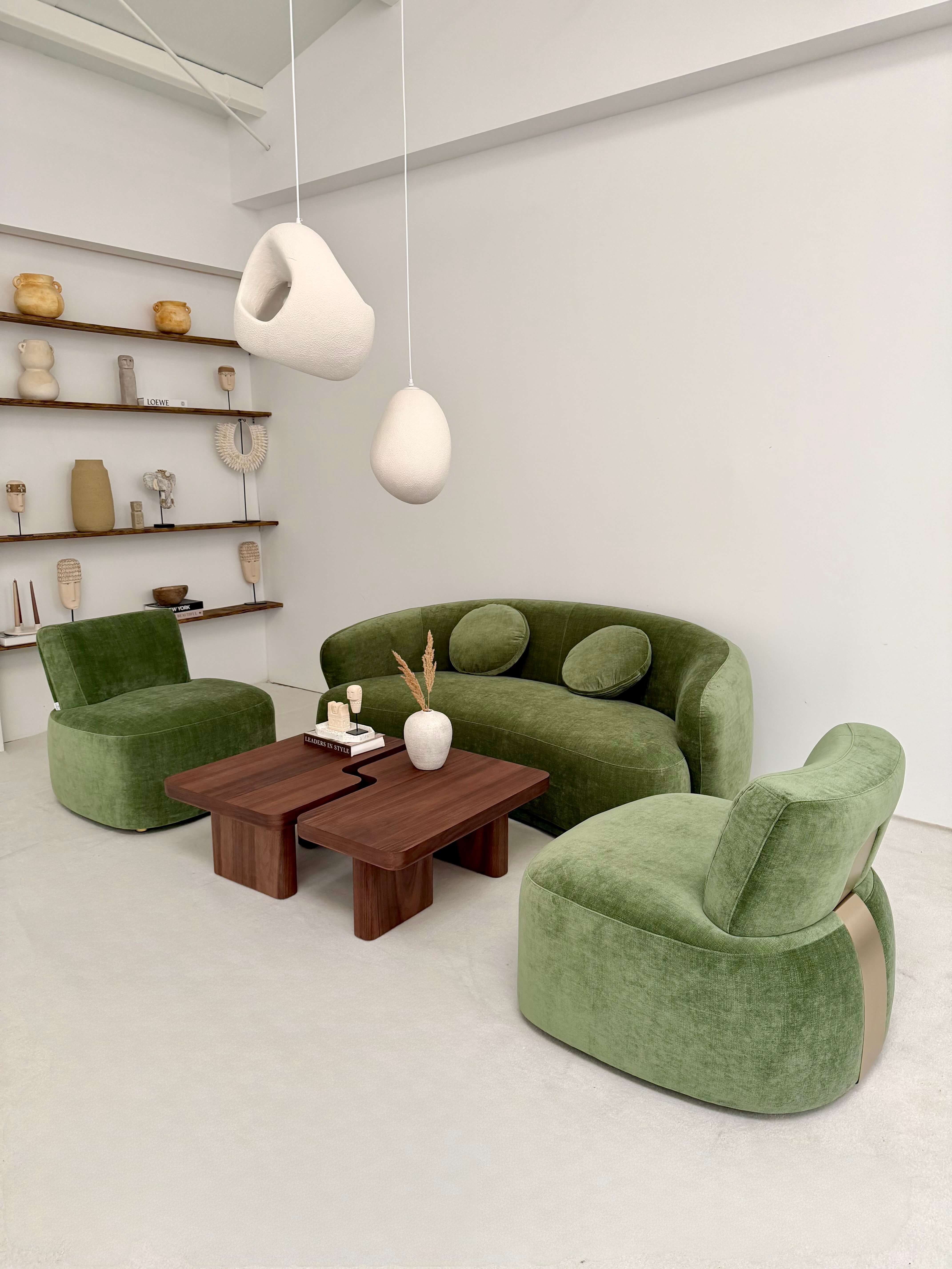 SOFA DWUOSOBOWA AMARONE VITA  ZIELONA ELEGANCJA I WYGODA