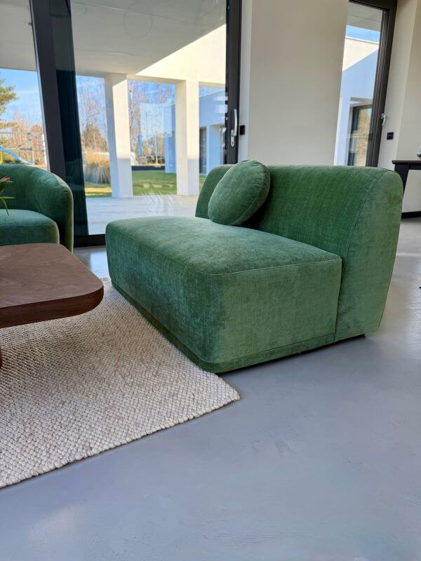 SOFA DWUOSOBOWA AMARONE LUX  ELEGANCKA ZIELEŃ I NOWOCZESNY KOMFORT