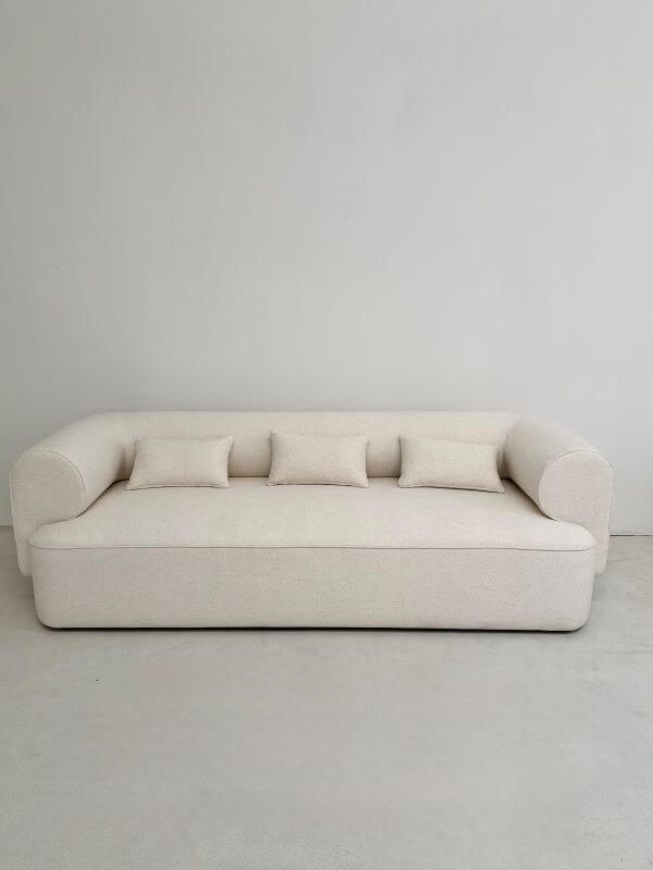 SOFA TRZYOSOBOWA BELAGIO KREMOWA  ELEGANCJA I KOMFORT W NOWOCZESNYM STYLU