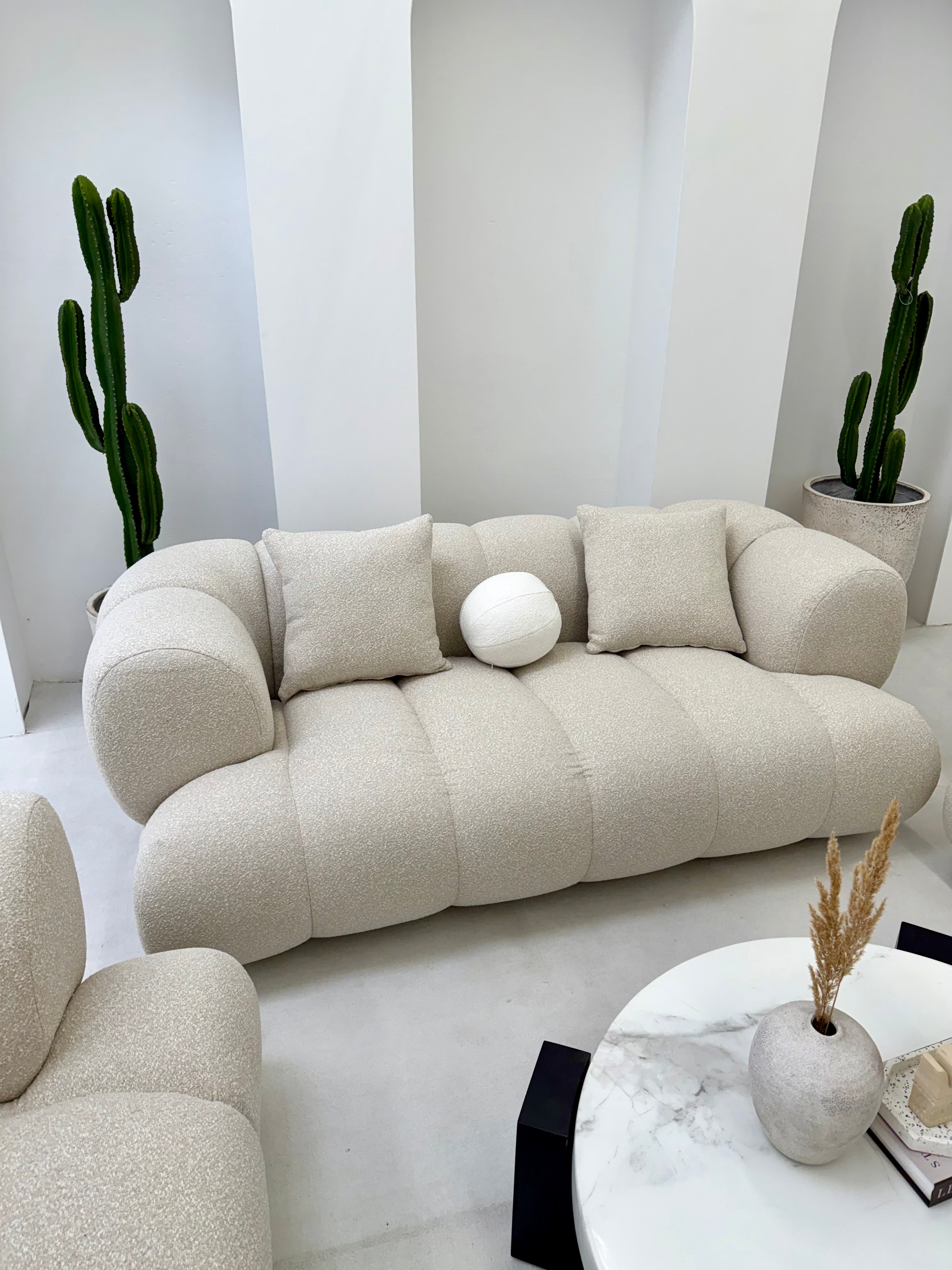 SOFA DWUOSOBOWA LUNARIO KARMELOWA ELEGANCJA I WYGODA