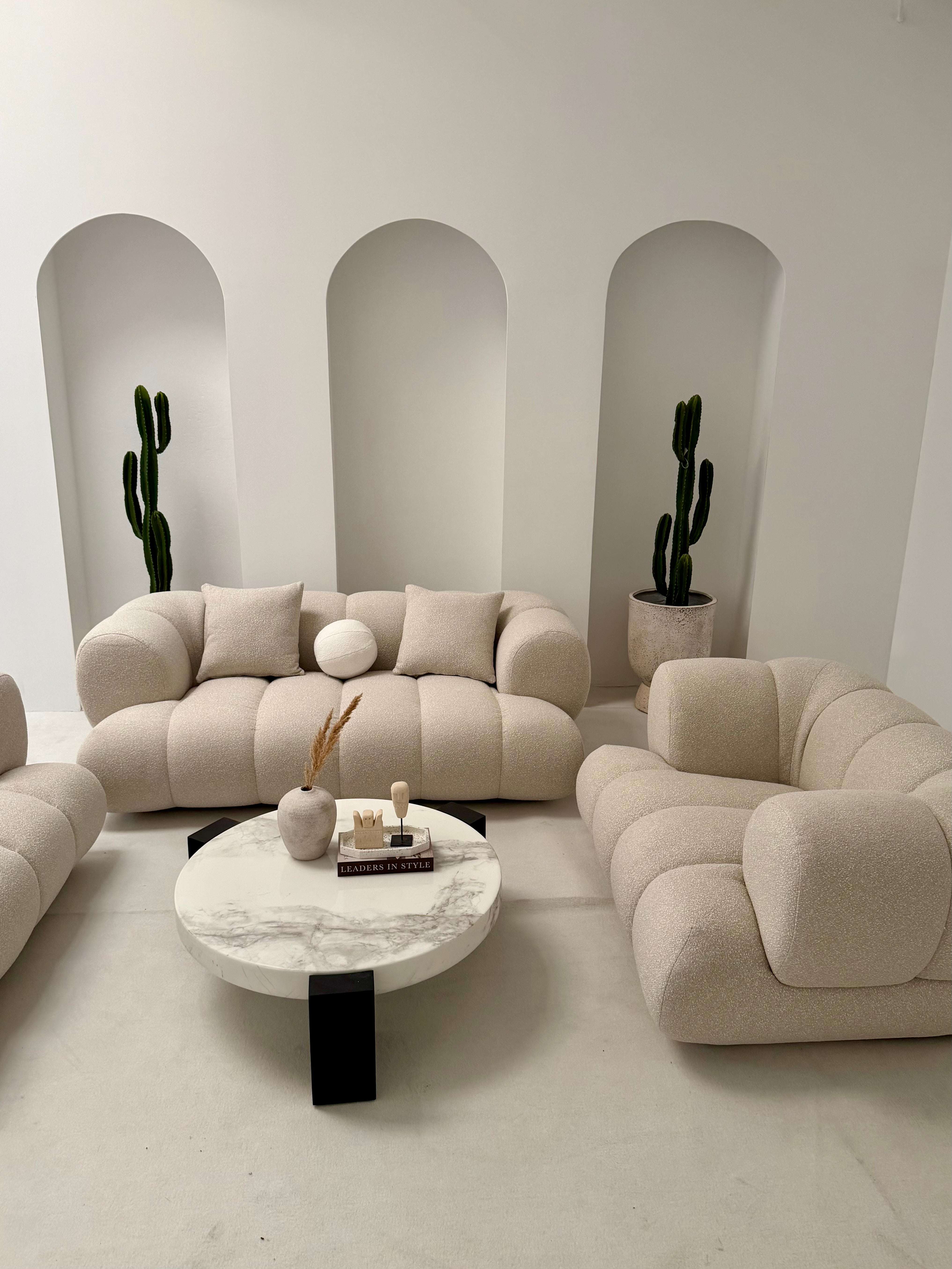 ZESTAW WYPOCZYNKOWY LUNARIO KARMEL SOFA 2-OSOBOWA I 2 FOTELE