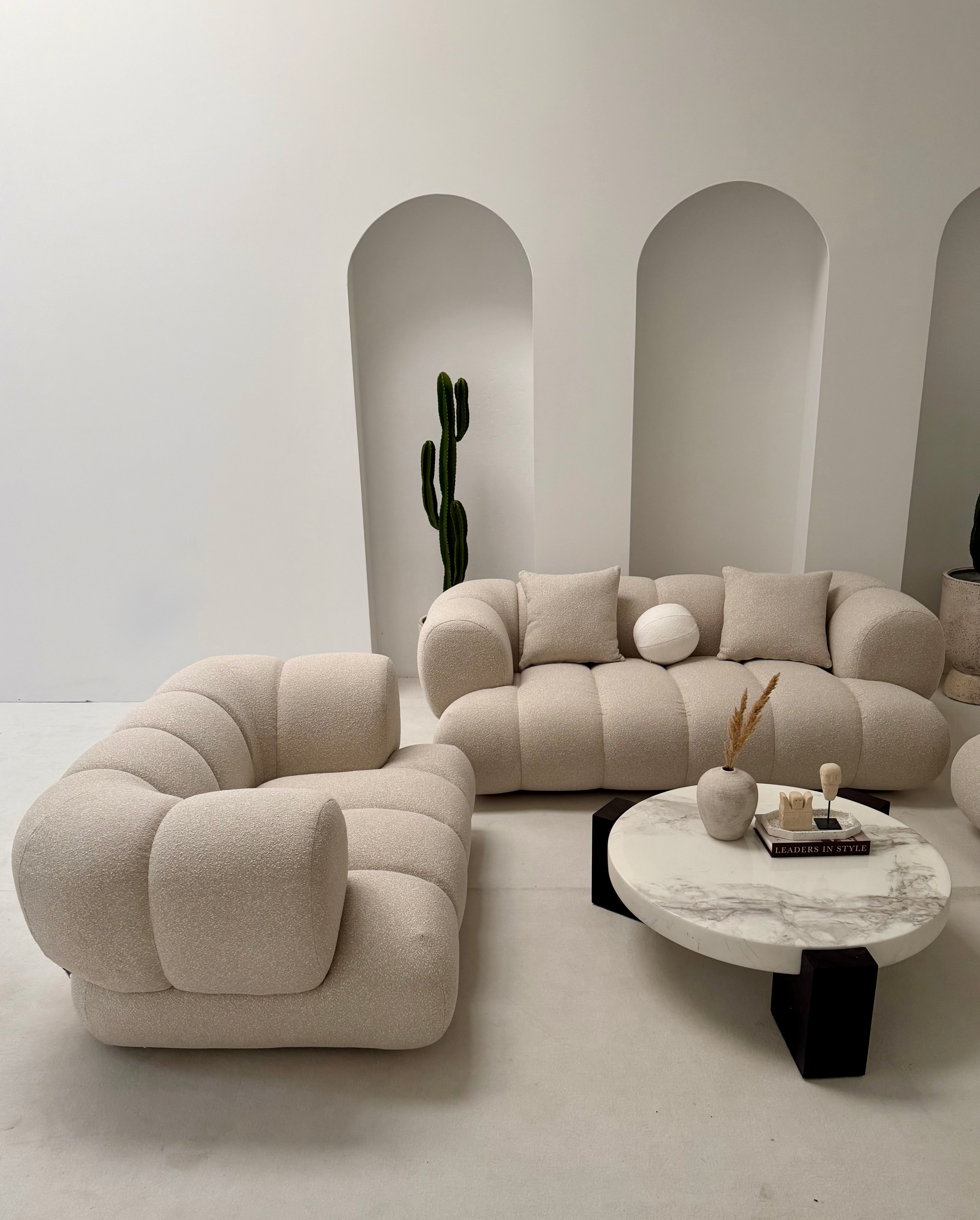 ZESTAW WYPOCZYNKOWY LUNARIO KARMEL SOFA 2-OSOBOWA I 2 FOTELE