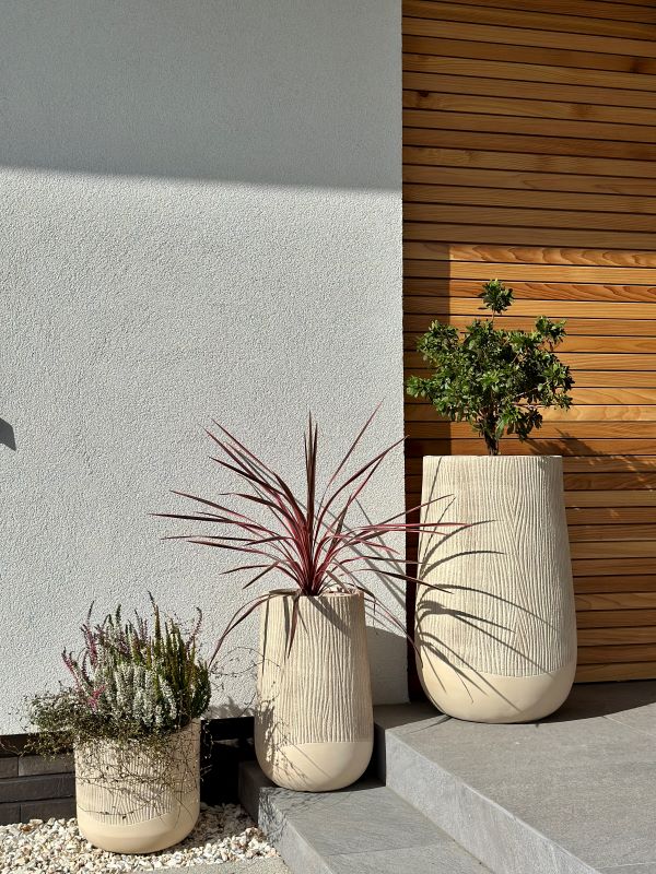 ZESTAW DONICZEK ALETTO SAND TALL