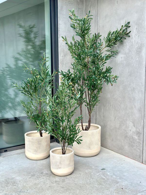 DUŻE SZTUCZNE DRZEWKO OLIWNE - 180 cm - DEKORACJA INSPIROWANA NATURĄ