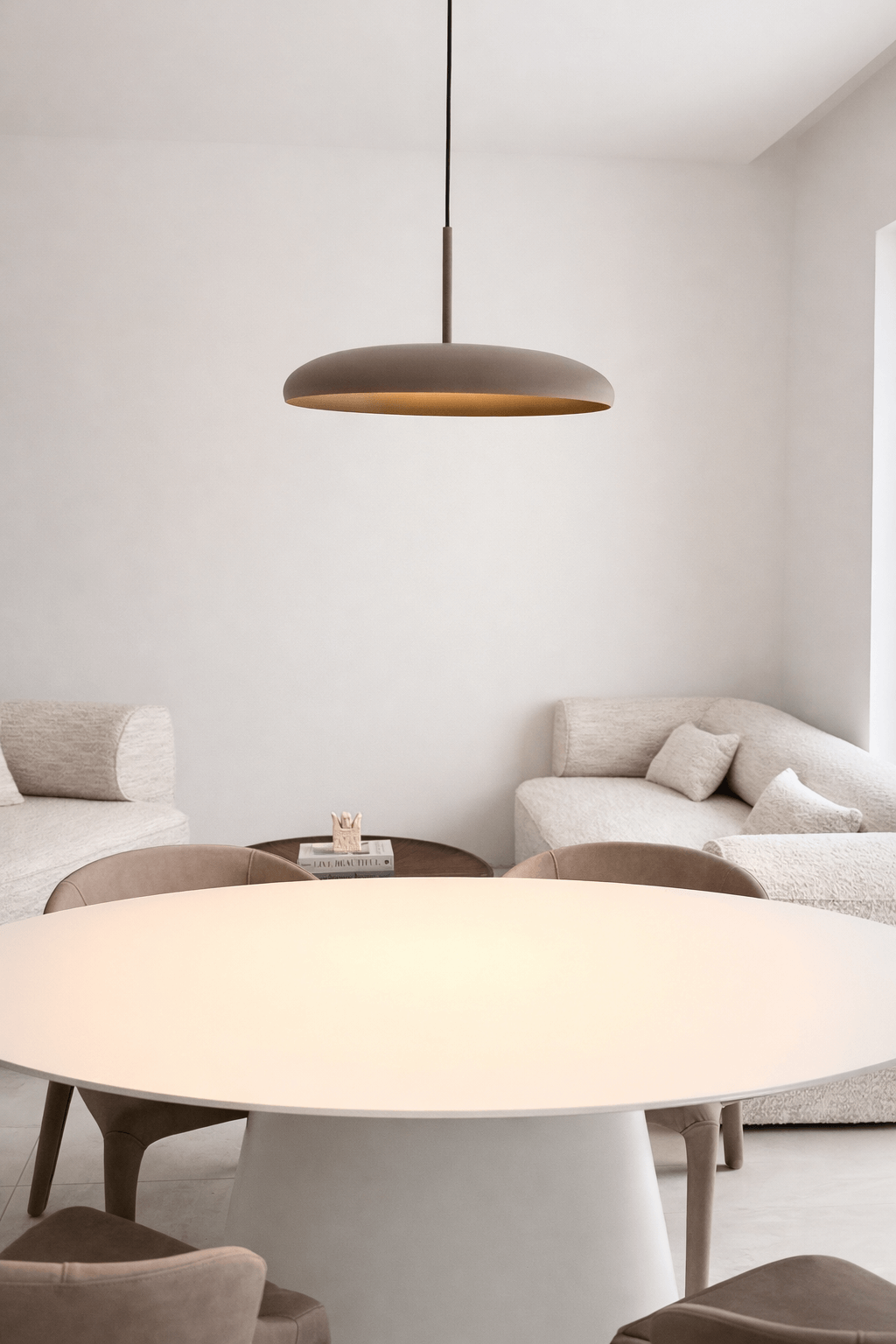 LAMPA WISZĄCA ALUMINIOWA METEORRA SZAMPAŃSKA