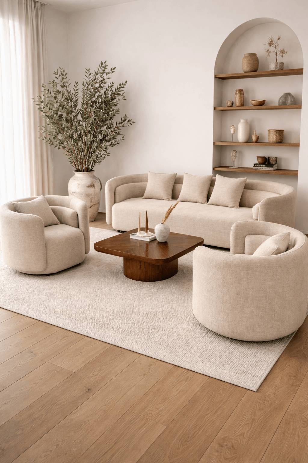 ZESTAW WYPOCZYNKOWY BELLARIS SOFA 3-OSOBOWA I 2 FOTELE